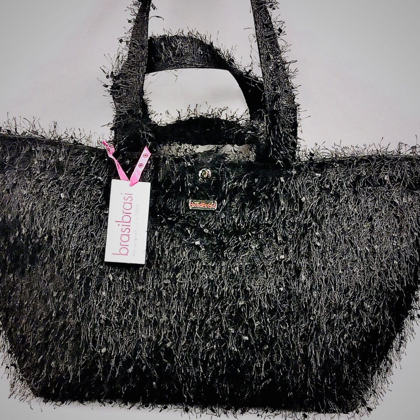 Handtasche aus Naturfaser von brasibrasi® – nachhaltige Tasche mit Tragegriffen für Alltag und Shopping