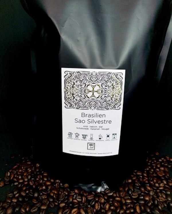 Kaffee RöstArt Bohnen Verpackung